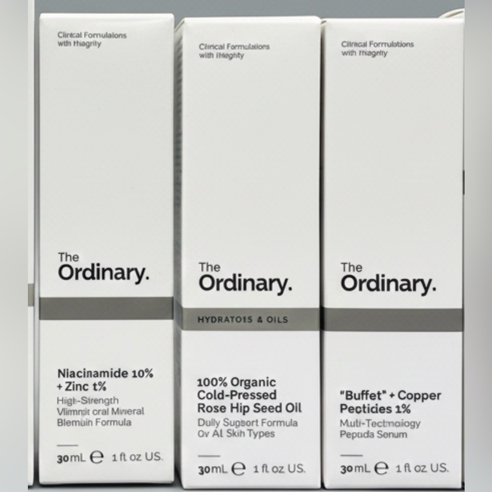 NEW‼️ THE ORDINARY SET OF 3 SKINCARE BUNDLE BEAUTY DEAL x 3 BOTTLES